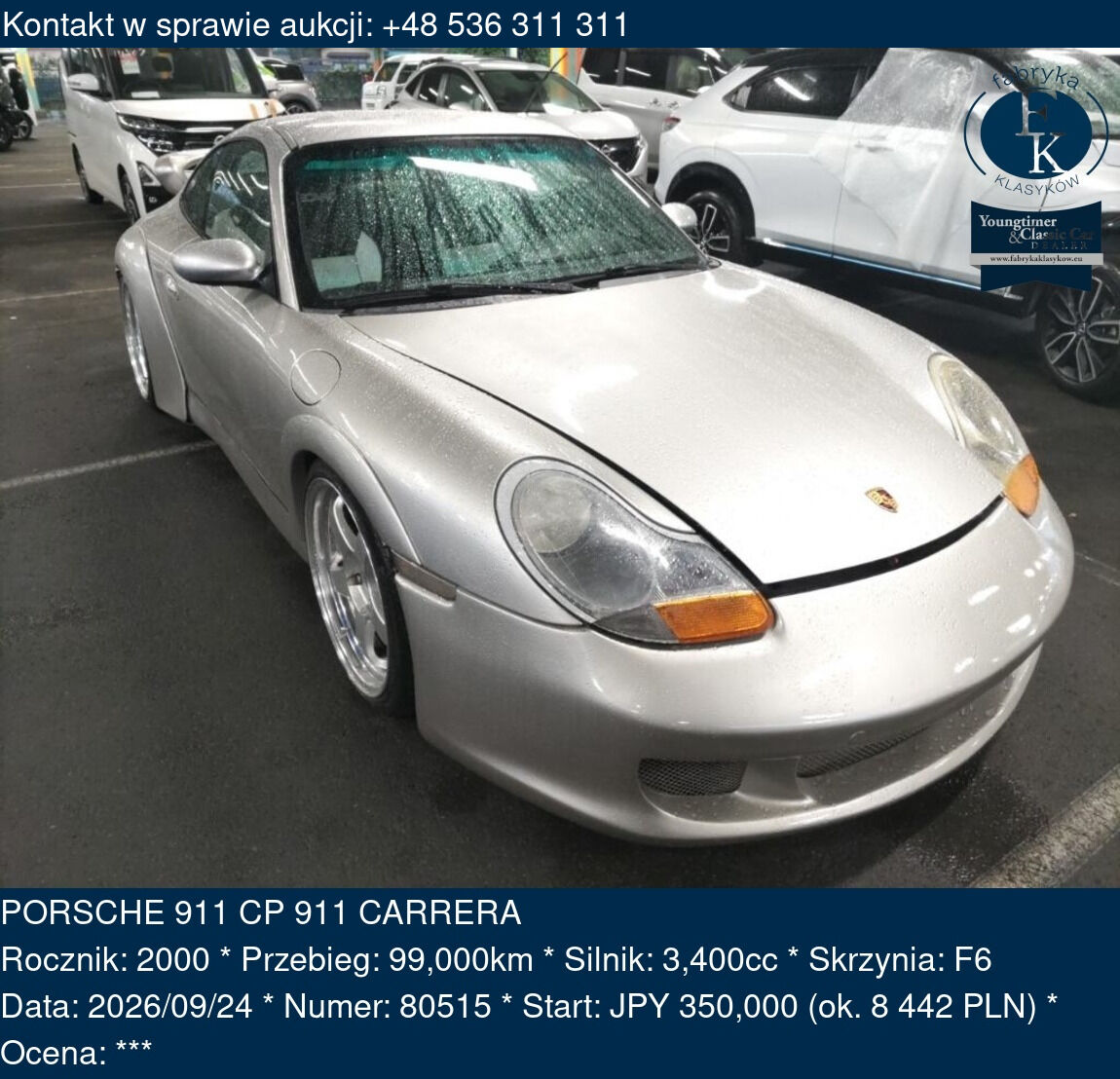 PORSCHE 911 CP 911 CARRERA 2000 - zdjęcie 2