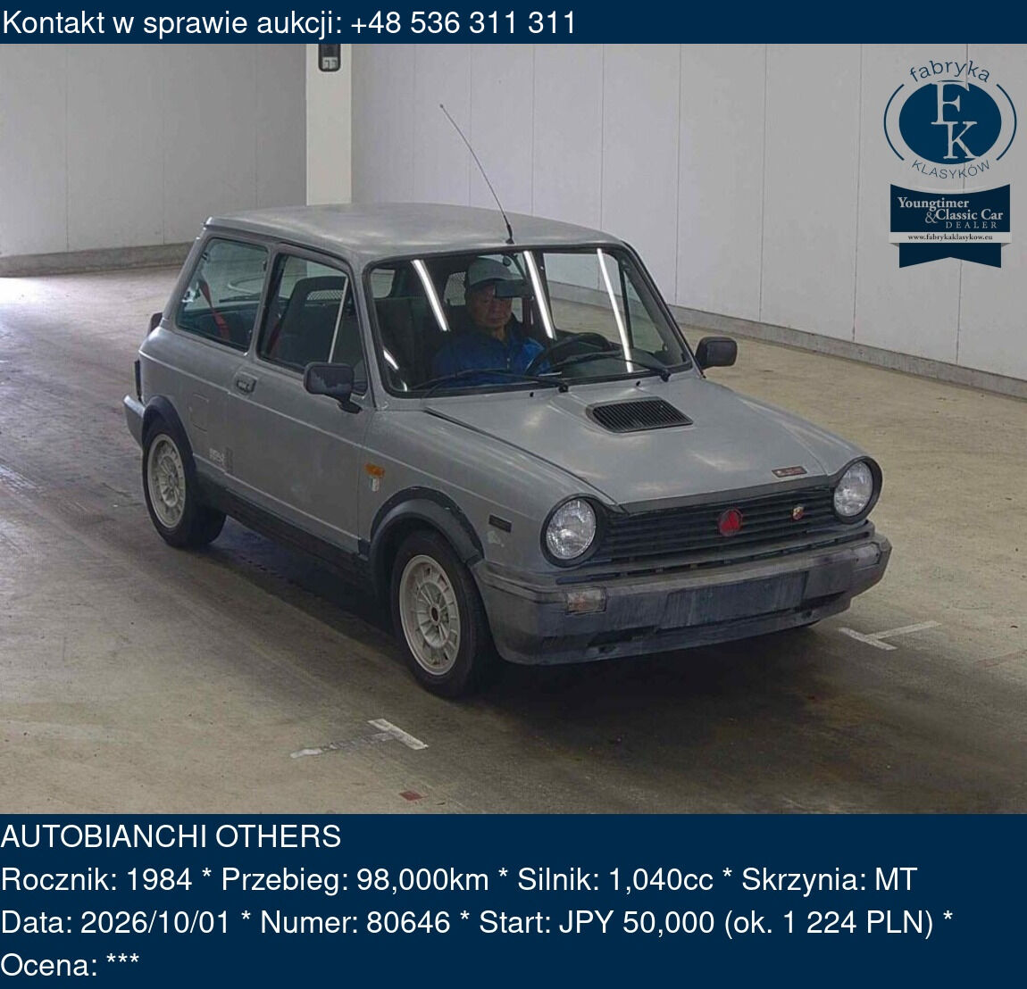 AUTOBIANCHI OTHERS 1984 - zdjęcie 2