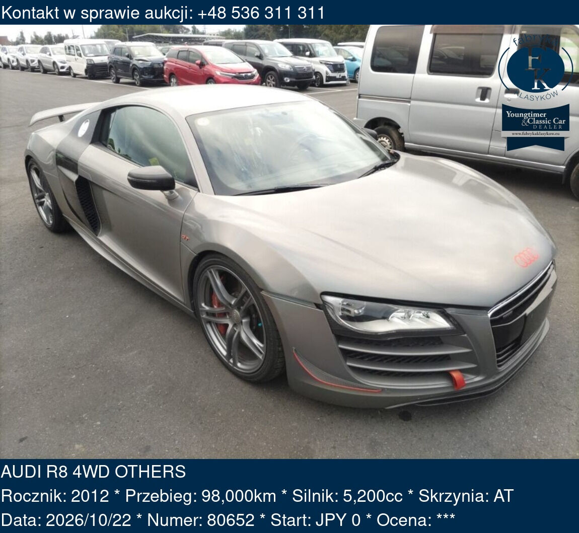 AUDI R8 4WD OTHERS 2012 - zdjęcie 2