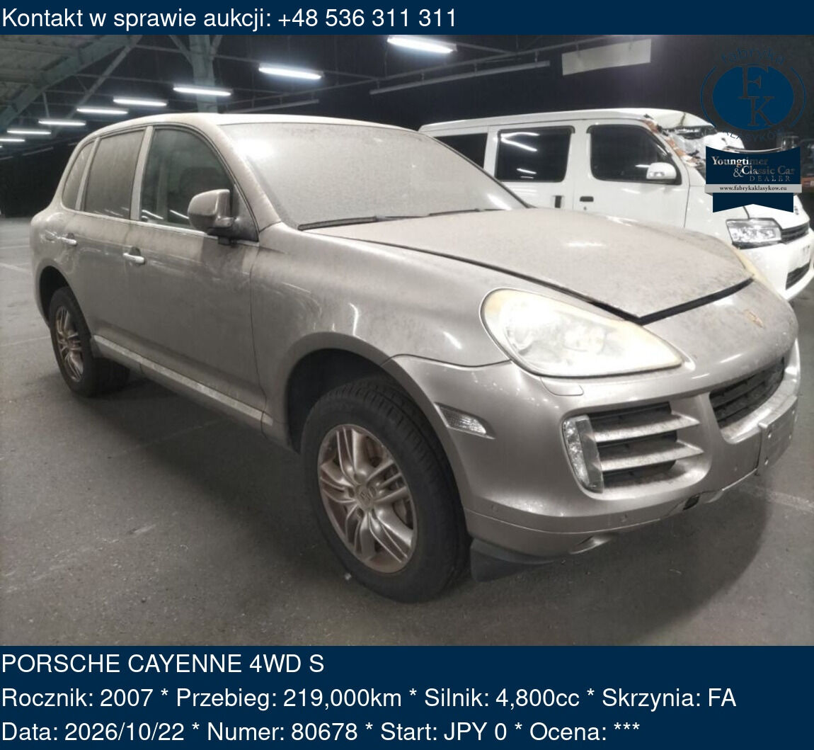 PORSCHE CAYENNE 4WD S 2007 - zdjęcie 2