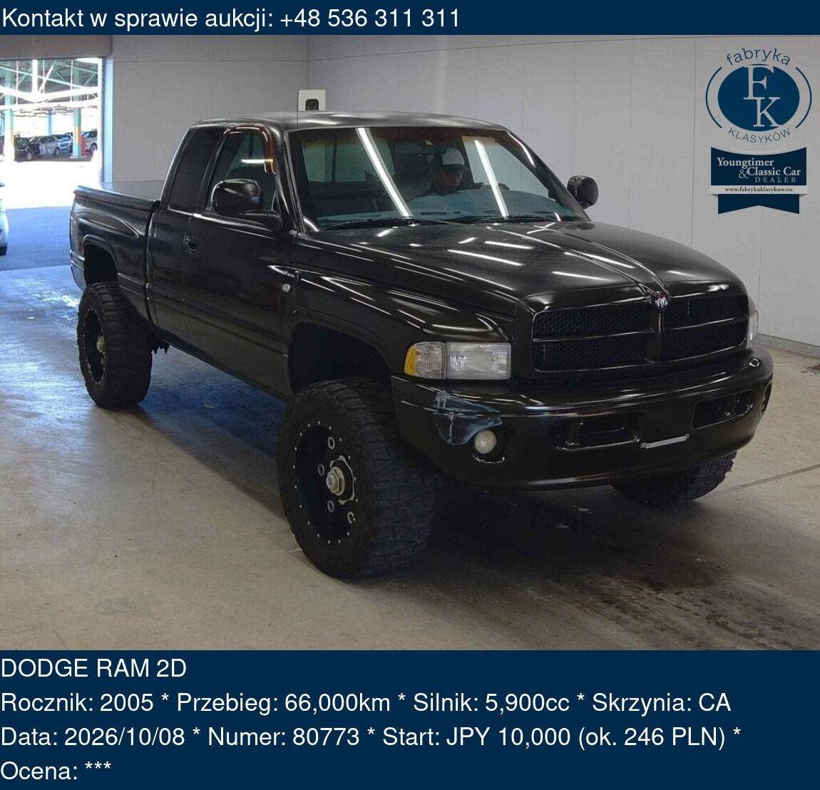 DODGE RAM 2D 2005 - zdjęcie 2