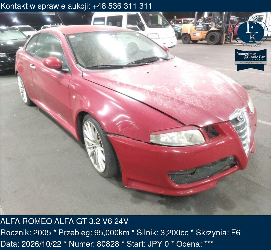 ALFA ROMEO ALFA GT 3.2 V6 24V 2005 - zdjęcie 2