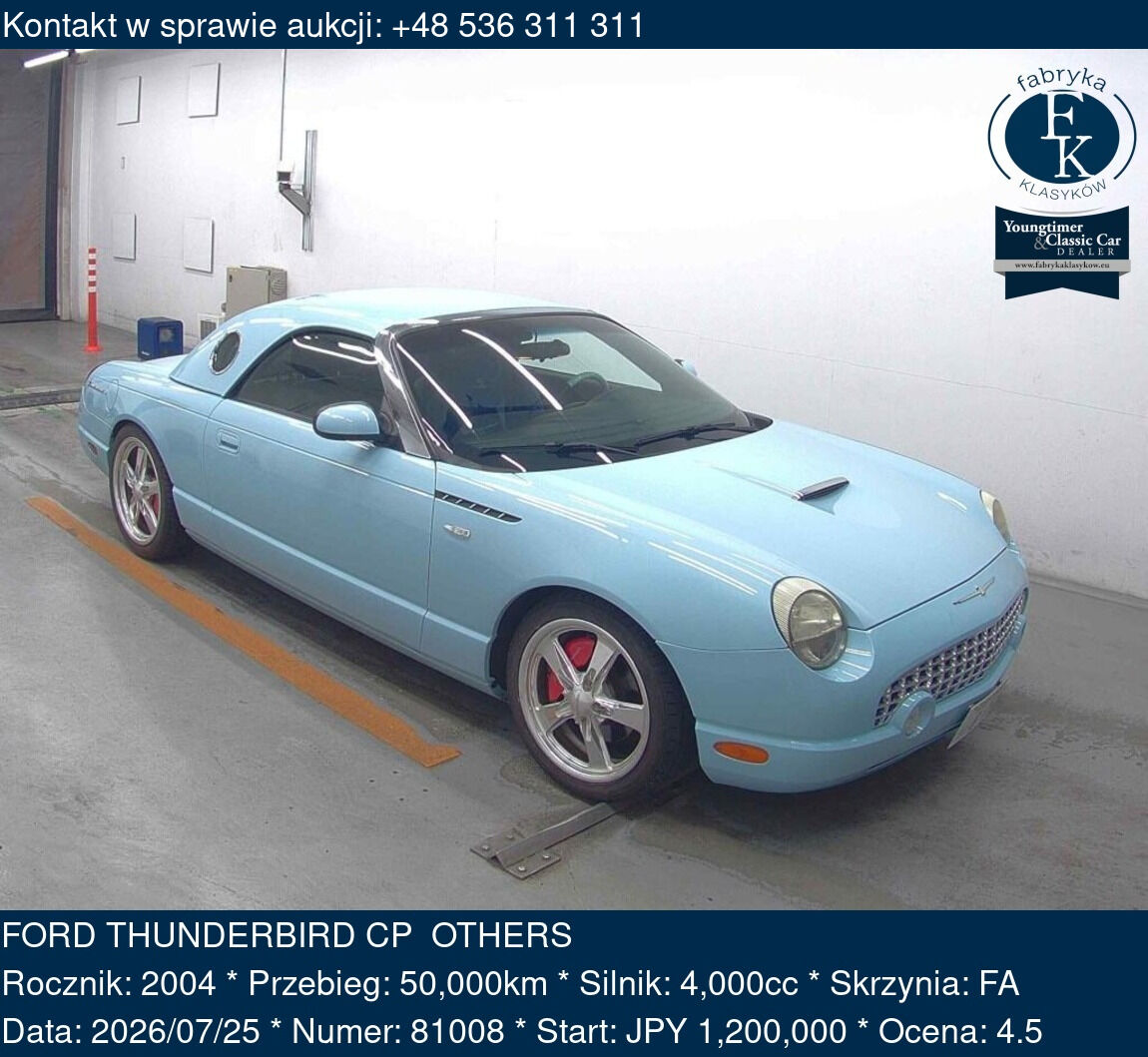 FORD THUNDERBIRD CP OTHERS