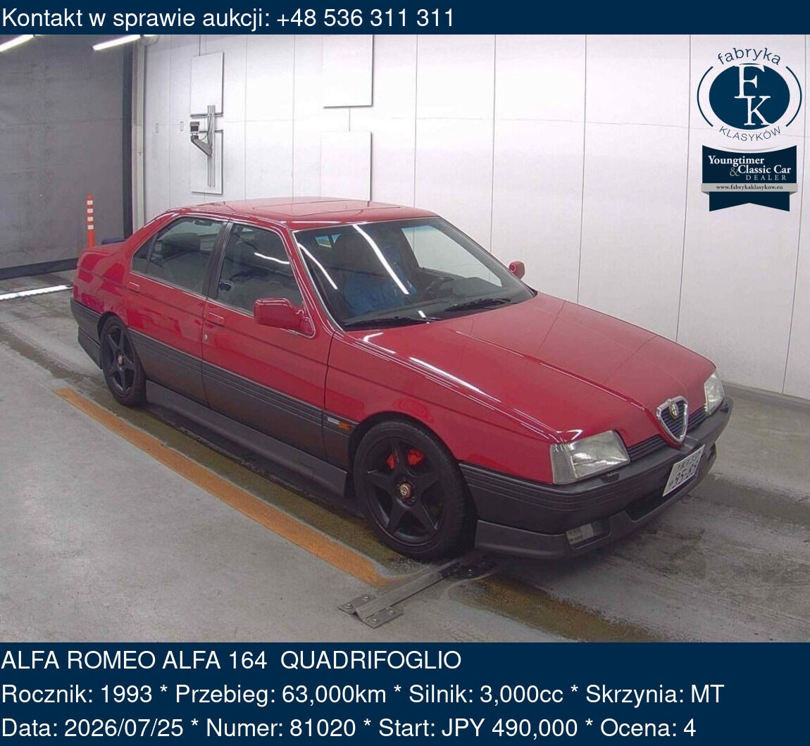 ALFA ROMEO ALFA 164  QUADRIFOGLIO