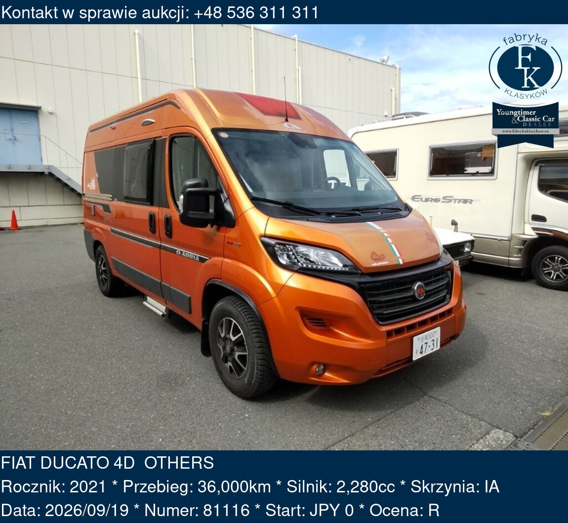 FIAT DUCATO 4D OTHERS 2021 - zdjęcie 2