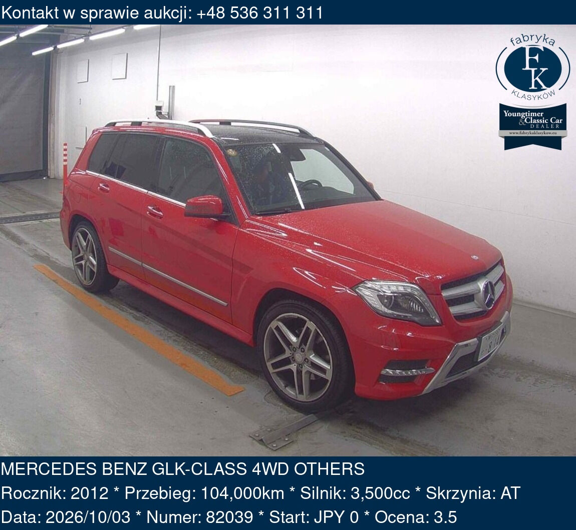 MERCEDES BENZ GLK-CLASS 4WD OTHERS 2012 - zdjęcie 2