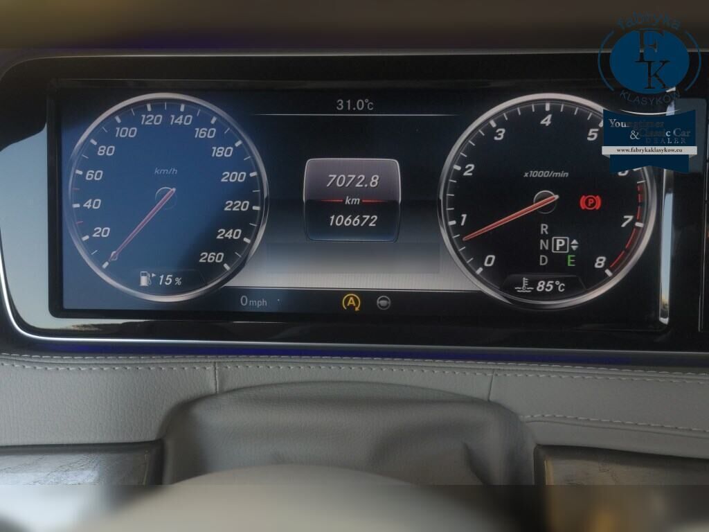 MERCEDES BENZ S-CLASS 4D S550 LONG 2015 - zdjęcie 8