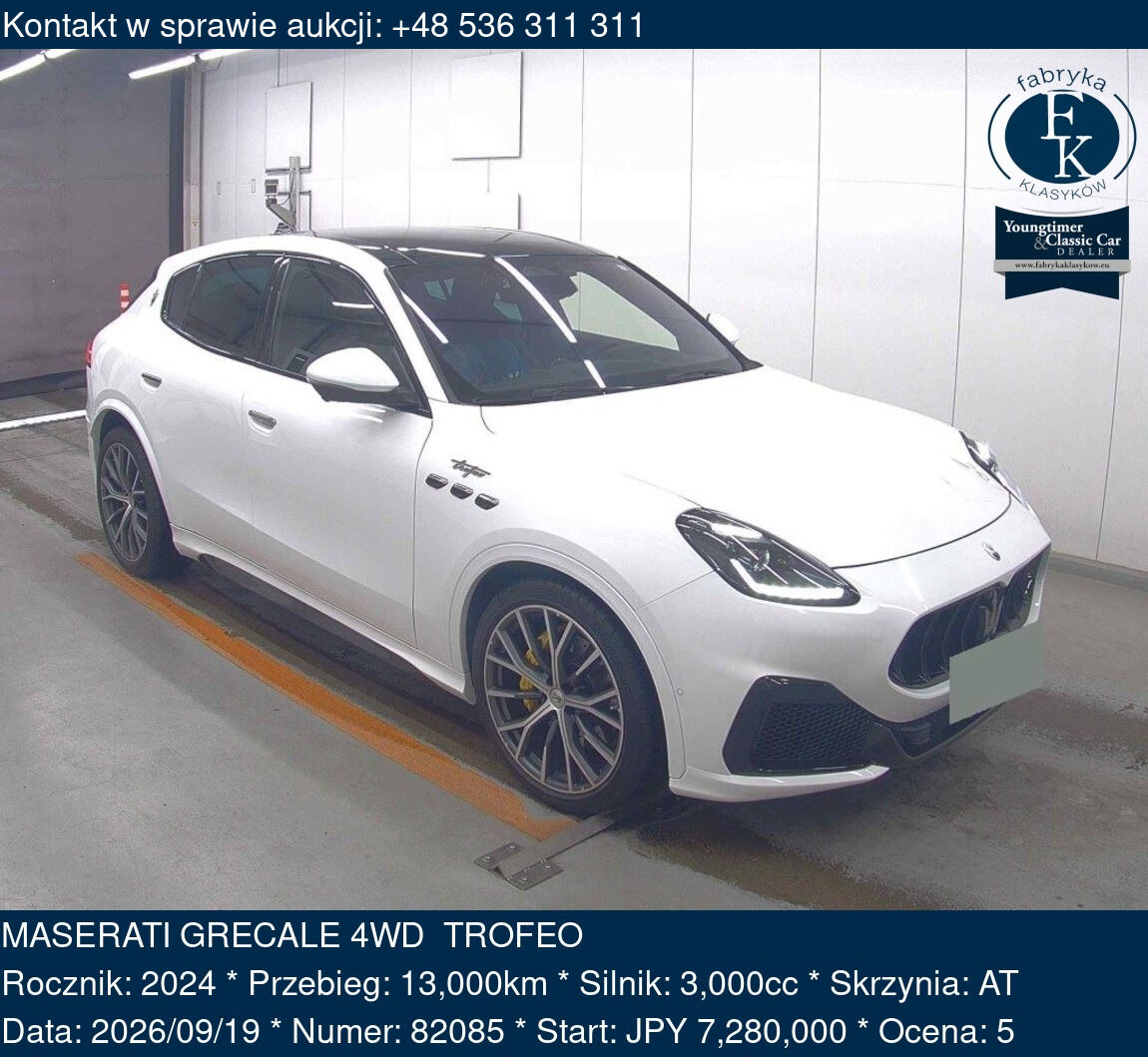 MASERATI GRECALE 4WD TROFEO 2024 - zdjęcie 2