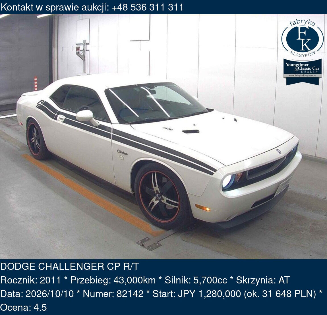 DODGE CHALLENGER CP R/T 2011 - zdjęcie 2