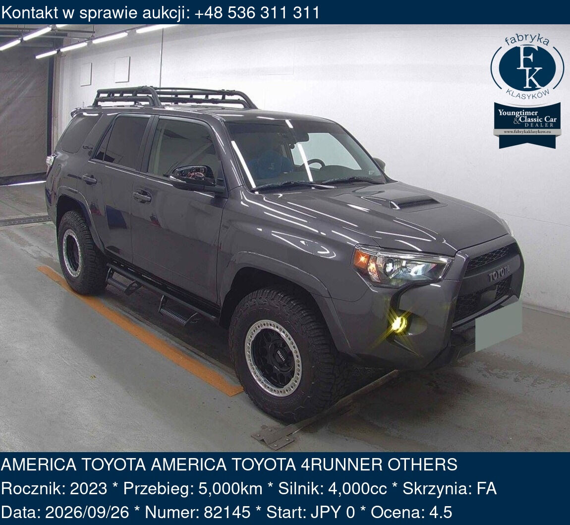 AMERICA TOYOTA AMERICA TOYOTA 4RUNNER OTHERS 2023 - zdjęcie 2