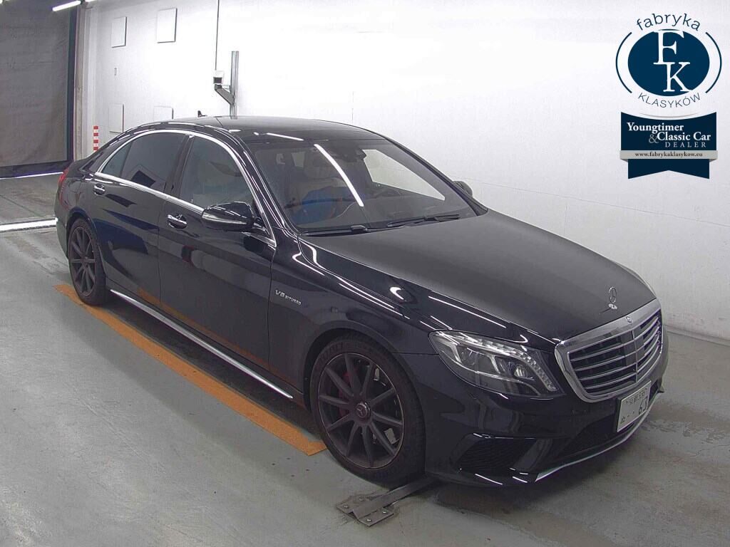 MERCEDES AMG S-CLASS 4D 4WD S63 4MATIC LONG 2014 - aukcja, lot 82150
