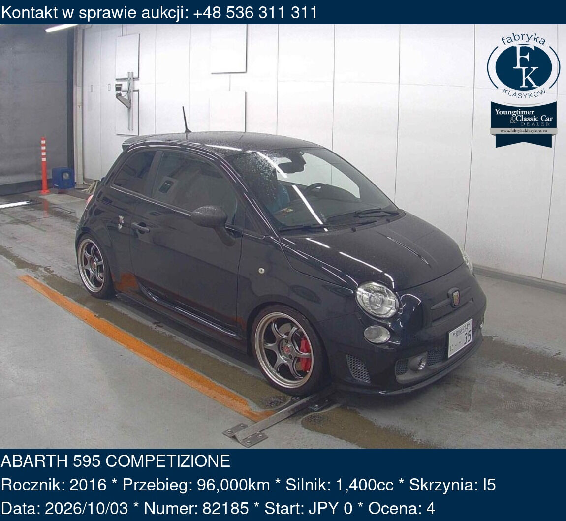 ABARTH 595 COMPETIZIONE 2016 - zdjęcie 2