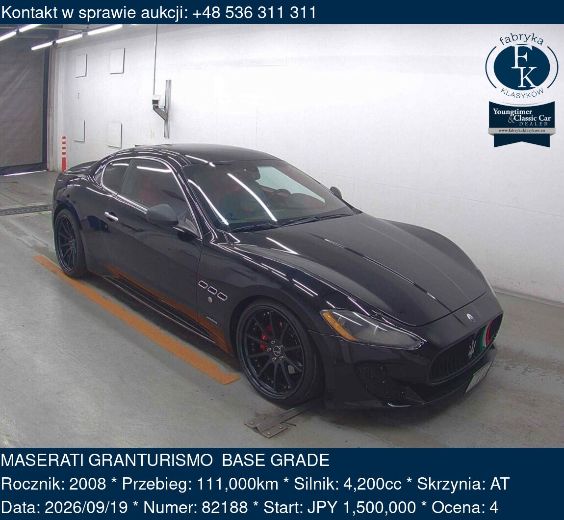 MASERATI GRANTURISMO BASE GRADE 2008 - zdjęcie 2