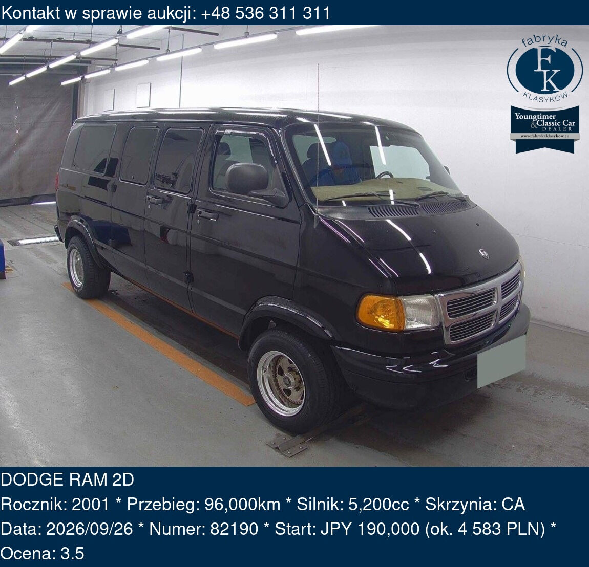 DODGE RAM 2D 2001 - zdjęcie 2