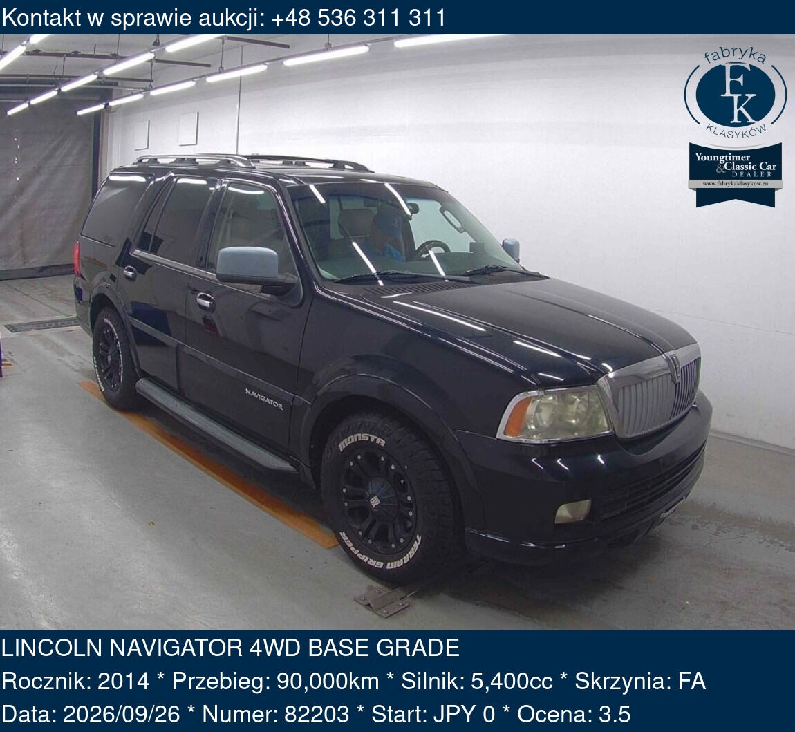 LINCOLN NAVIGATOR 4WD BASE GRADE 2014 - zdjęcie 2