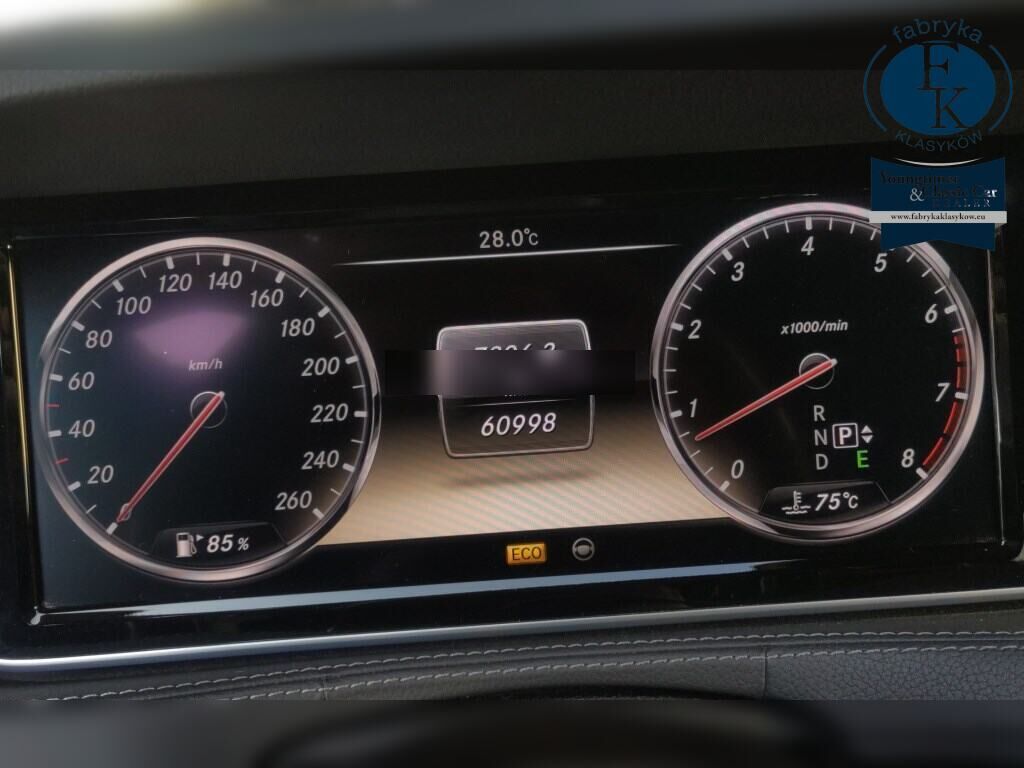 MERCEDES BENZ S-CLASS 4D S550 LONG 2013 - zdjęcie 8