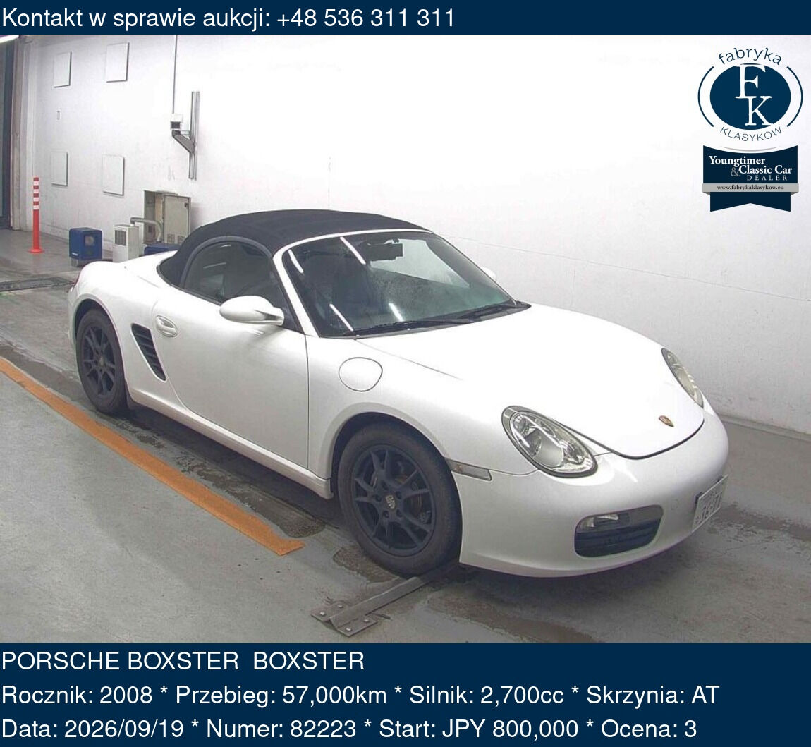 PORSCHE BOXSTER BOXSTER 2008 - zdjęcie 2