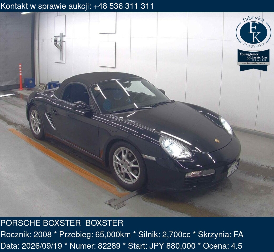PORSCHE BOXSTER BOXSTER 2008 - zdjęcie 2