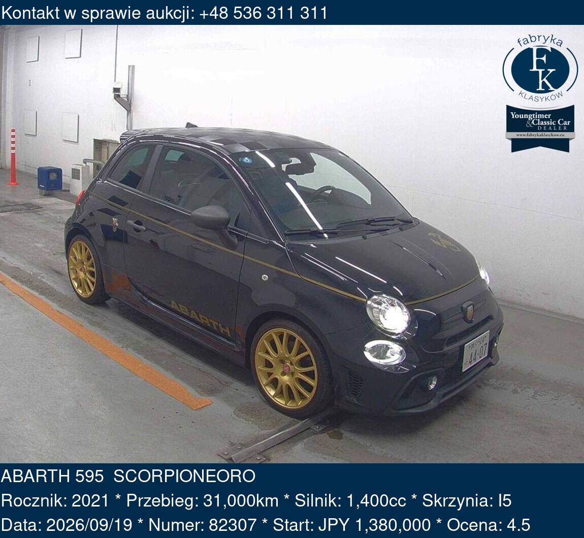 ABARTH 595 SCORPIONEORO 2021 - zdjęcie 2
