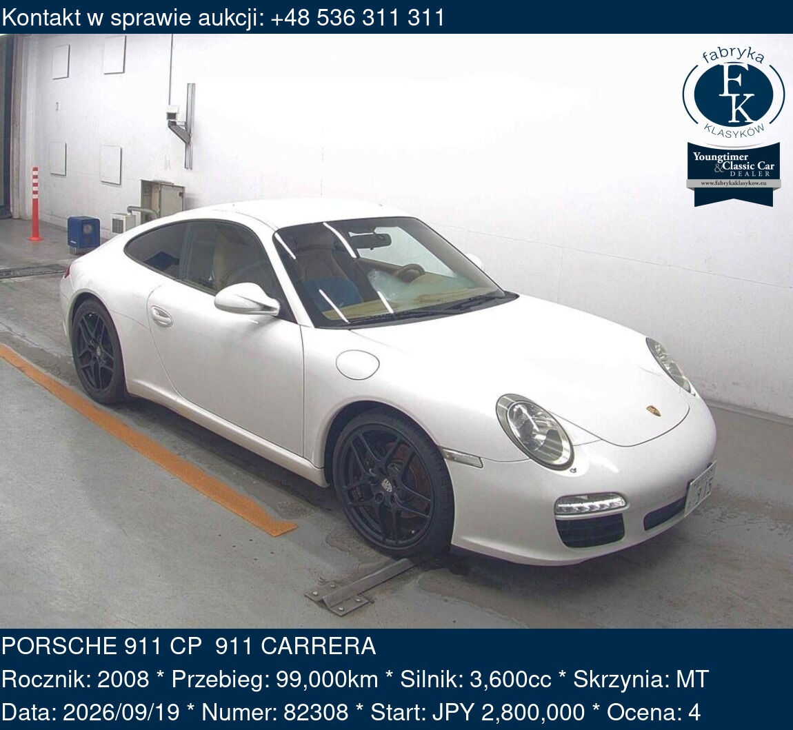 PORSCHE 911 CP 911 CARRERA 2008 - zdjęcie 2