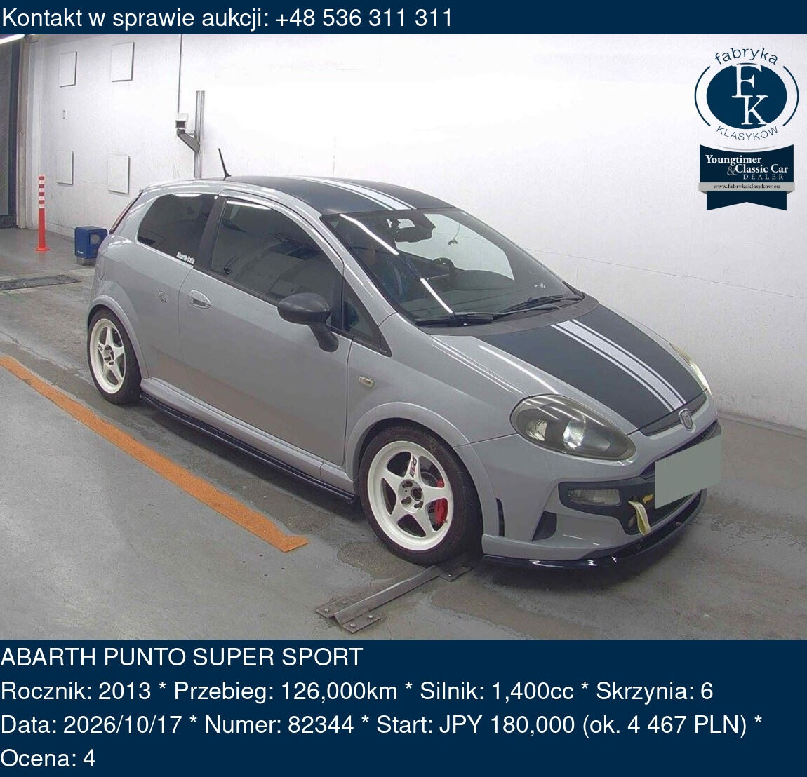 ABARTH PUNTO SUPER SPORT 2013 - zdjęcie 2