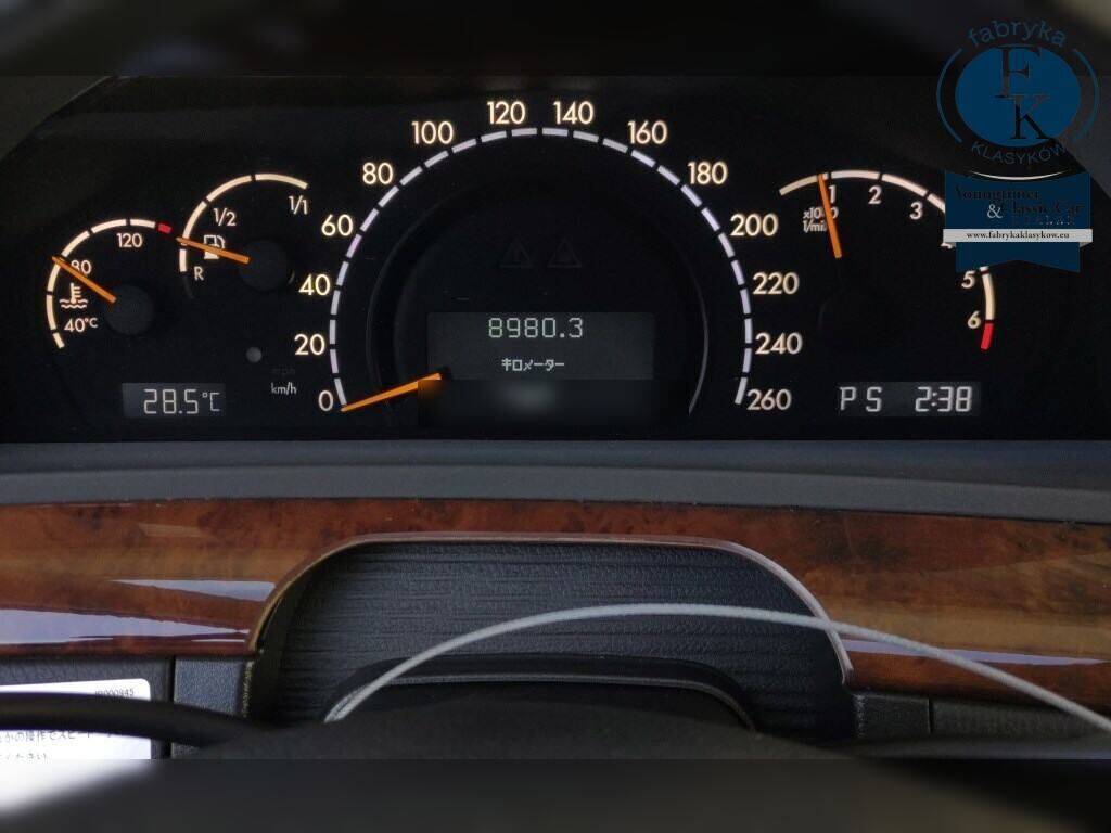 MERCEDES BENZ S-CLASS 4D S320 2000 - zdjęcie 8