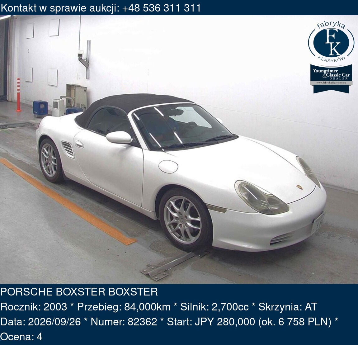 PORSCHE BOXSTER BOXSTER 2003 - zdjęcie 2