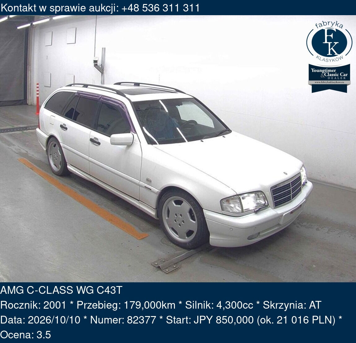 AMG C-CLASS WG C43T 2001 - zdjęcie 2