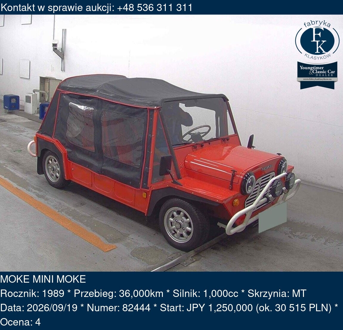 MOKE MINI MOKE 1989 - zdjęcie 2