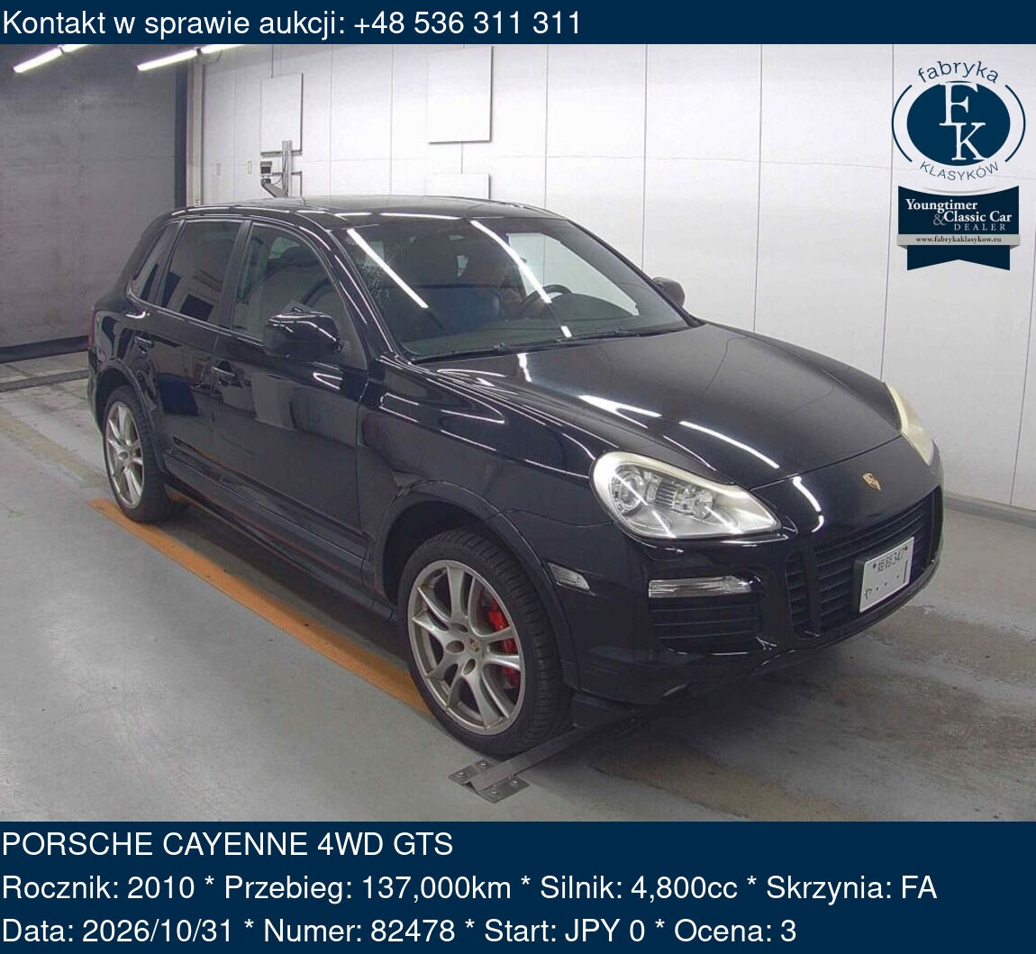 PORSCHE CAYENNE 4WD GTS 2010 - zdjęcie 2