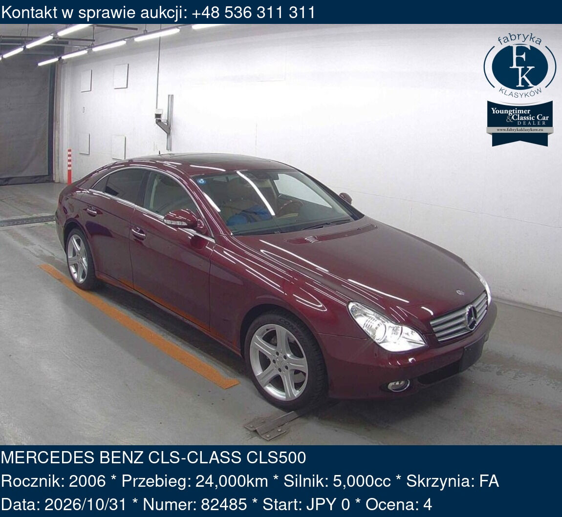 MERCEDES BENZ CLS-CLASS CLS500 2006 - zdjęcie 2