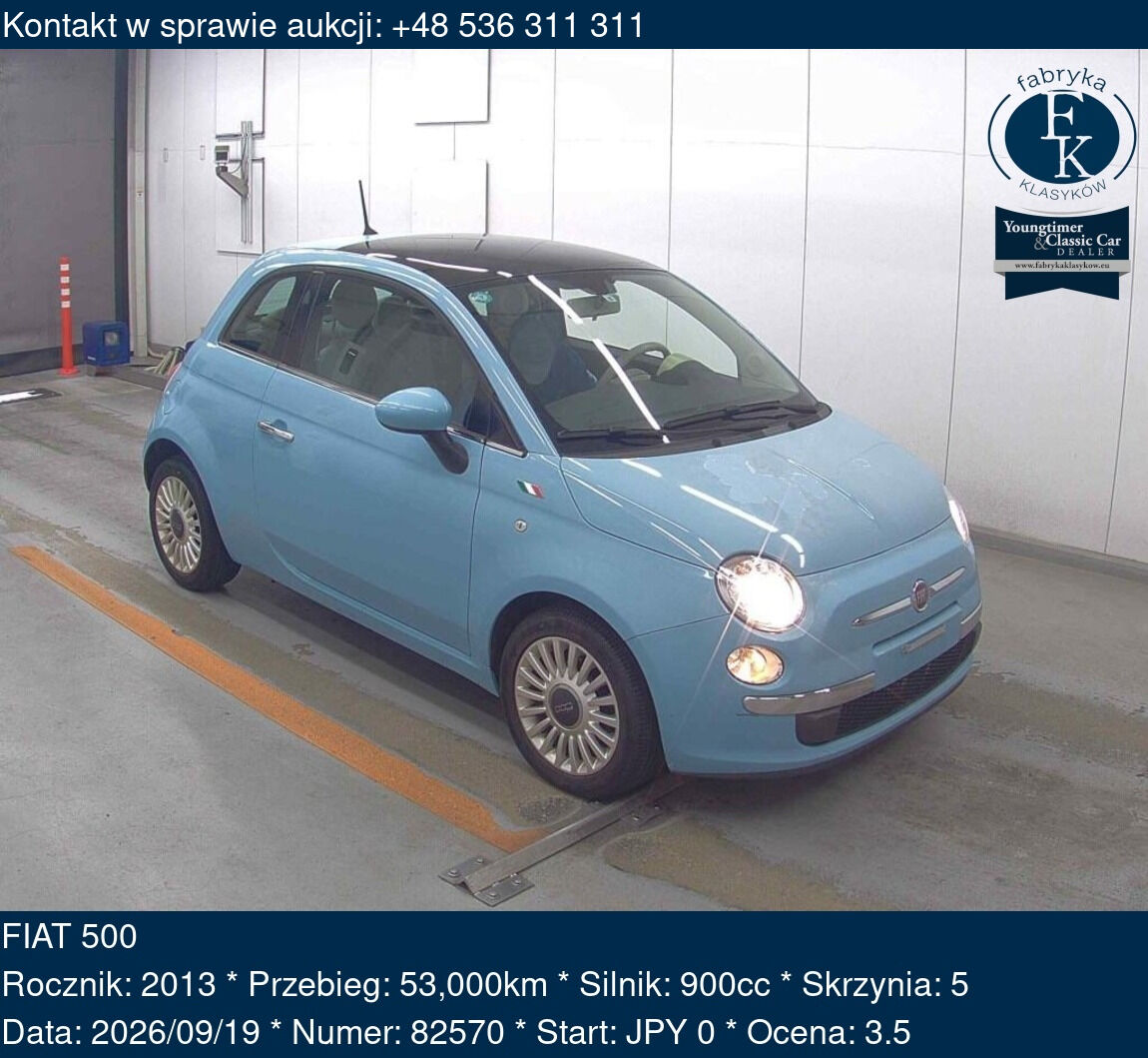 FIAT 500 2013 - zdjęcie 2