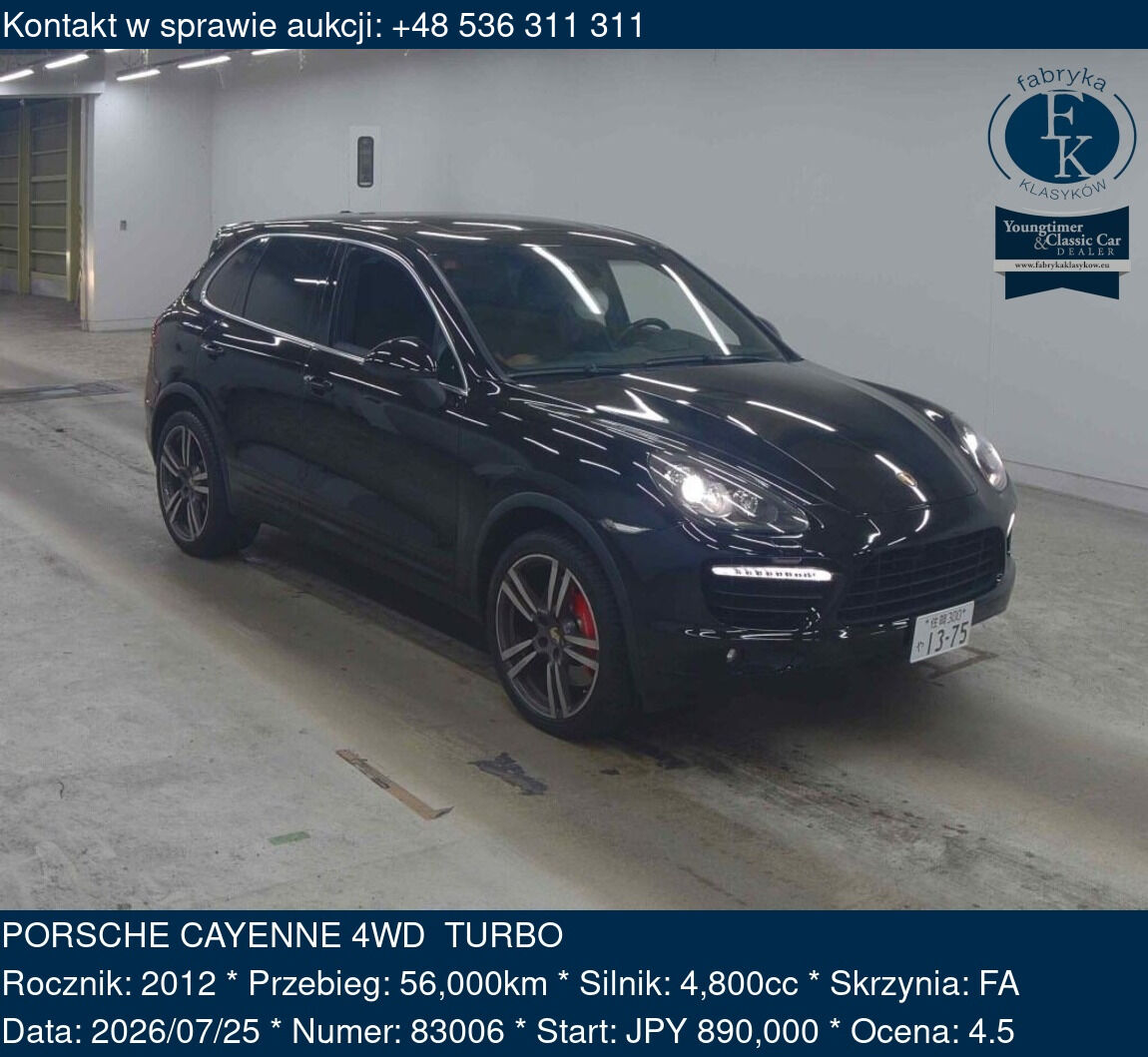 PORSCHE CAYENNE 4WD  TURBO