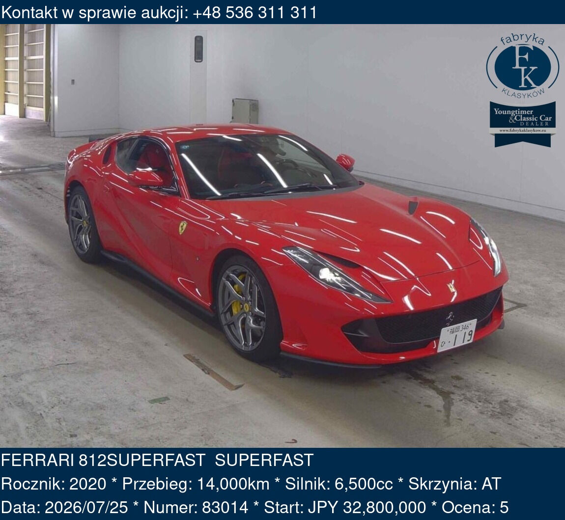 FERRARI 812SUPERFAST SUPERFAST