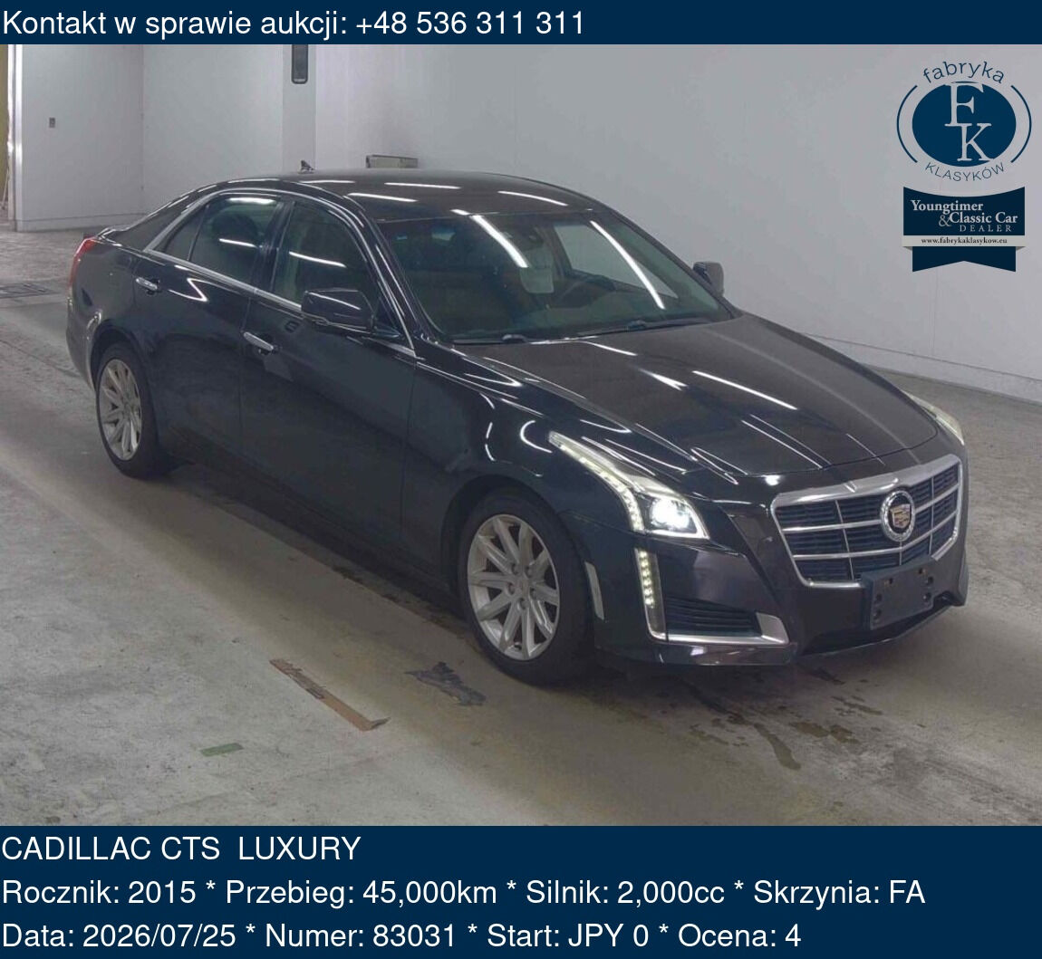 CADILLAC CTS LUXURY