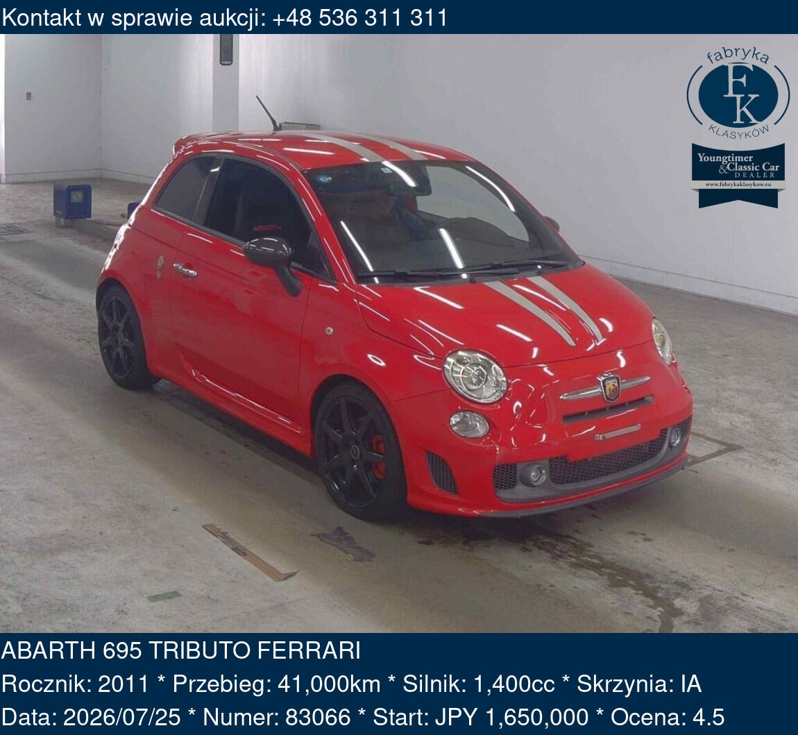 ABARTH 695 TRIBUTO FERRARI