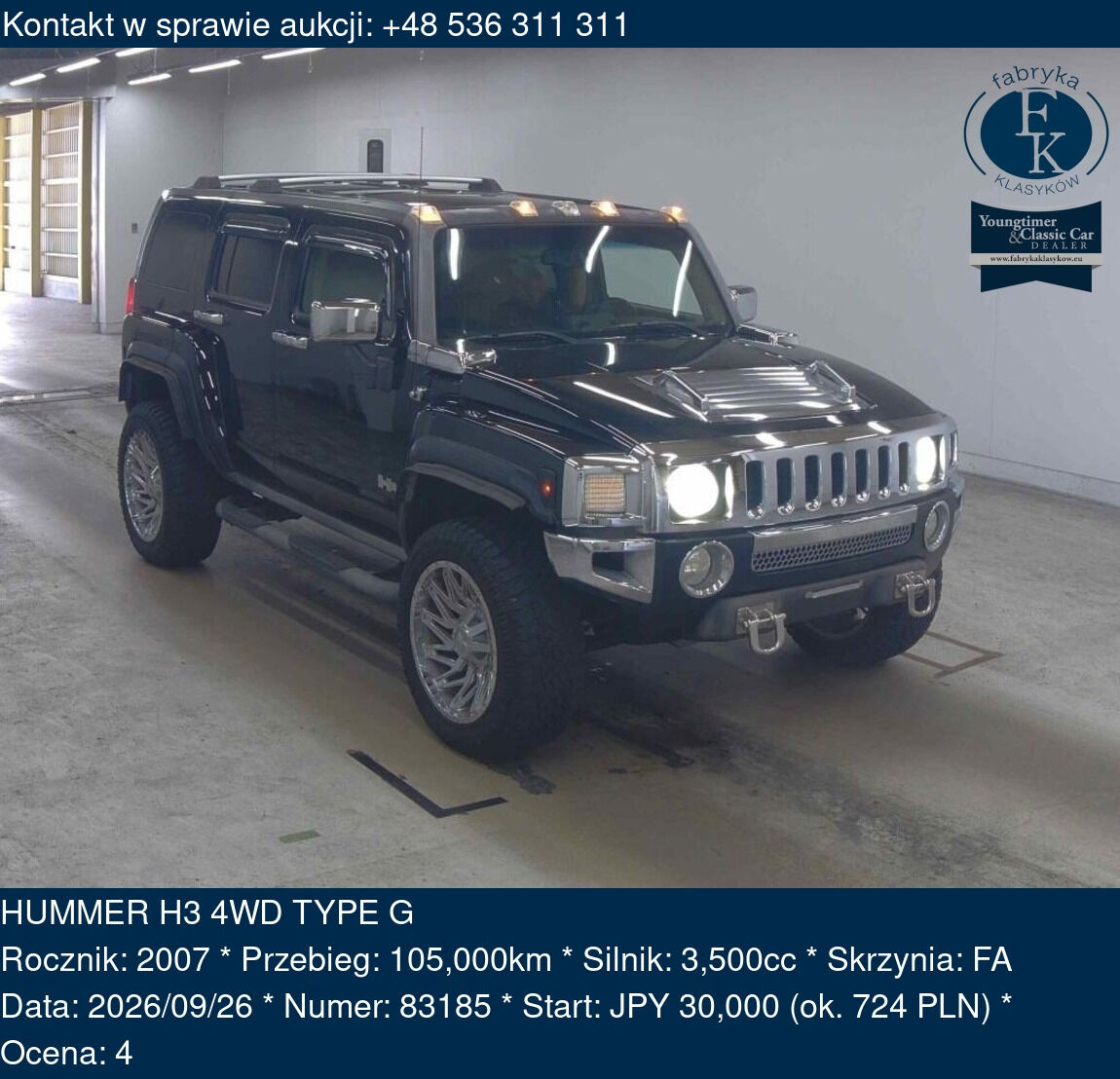 HUMMER H3 4WD TYPE G 2007 - zdjęcie 2