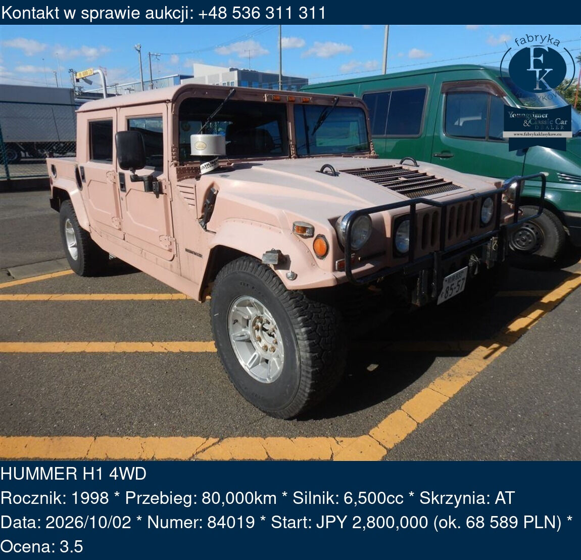 HUMMER H1 4WD 1998 - zdjęcie 2