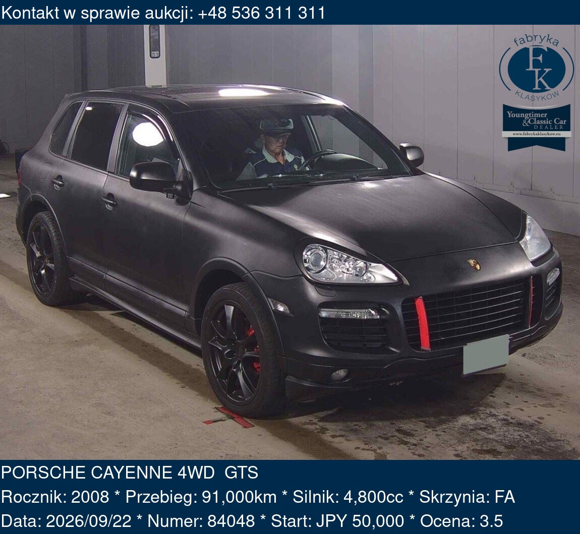 PORSCHE CAYENNE 4WD GTS 2008 - zdjęcie 2