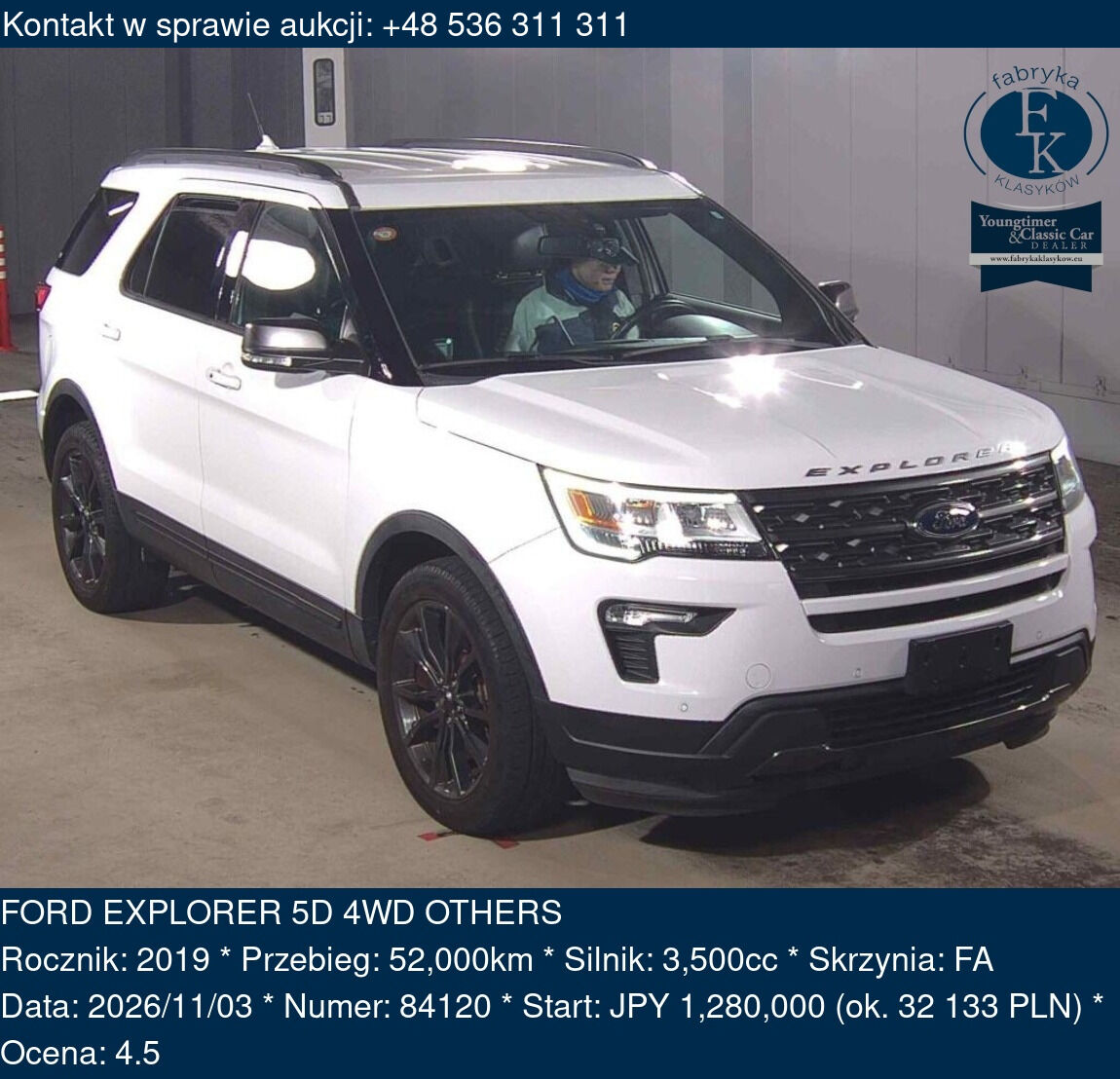 FORD EXPLORER 5D 4WD OTHERS 2019 - zdjęcie 2