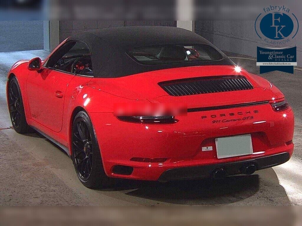PORSCHE 911 OP 911 CARRERA GTS CABRIOLET 2018 - zdjęcie 4