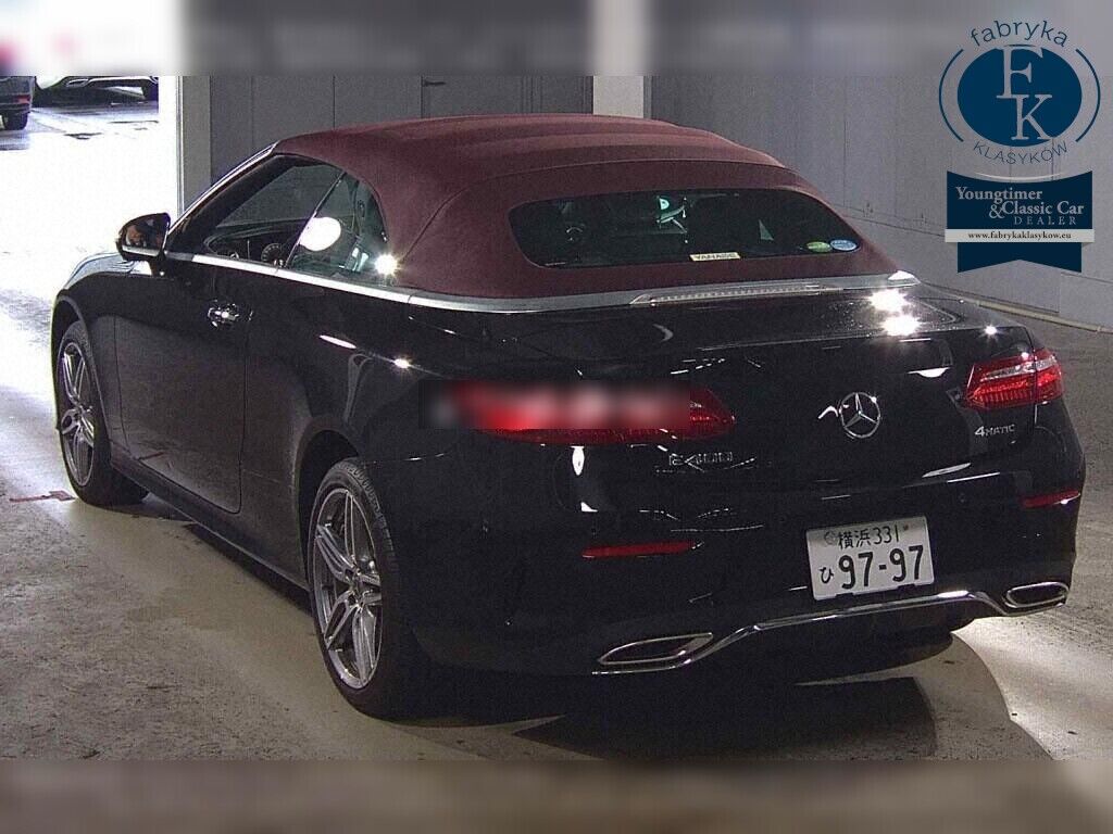 MERCEDES BENZ E-CLASS OP 4WD E400 4MATIC CABRIOLET SPORTS 2018 - zdjęcie 4