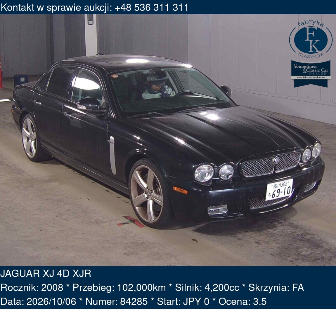 JAGUAR XJ 4D XJR 2008 - zdjęcie 2