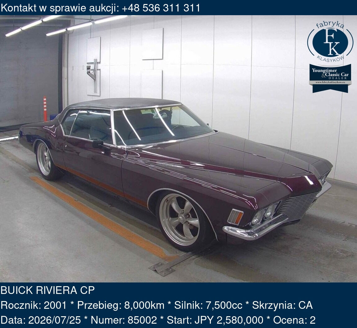 BUICK RIVIERA CP