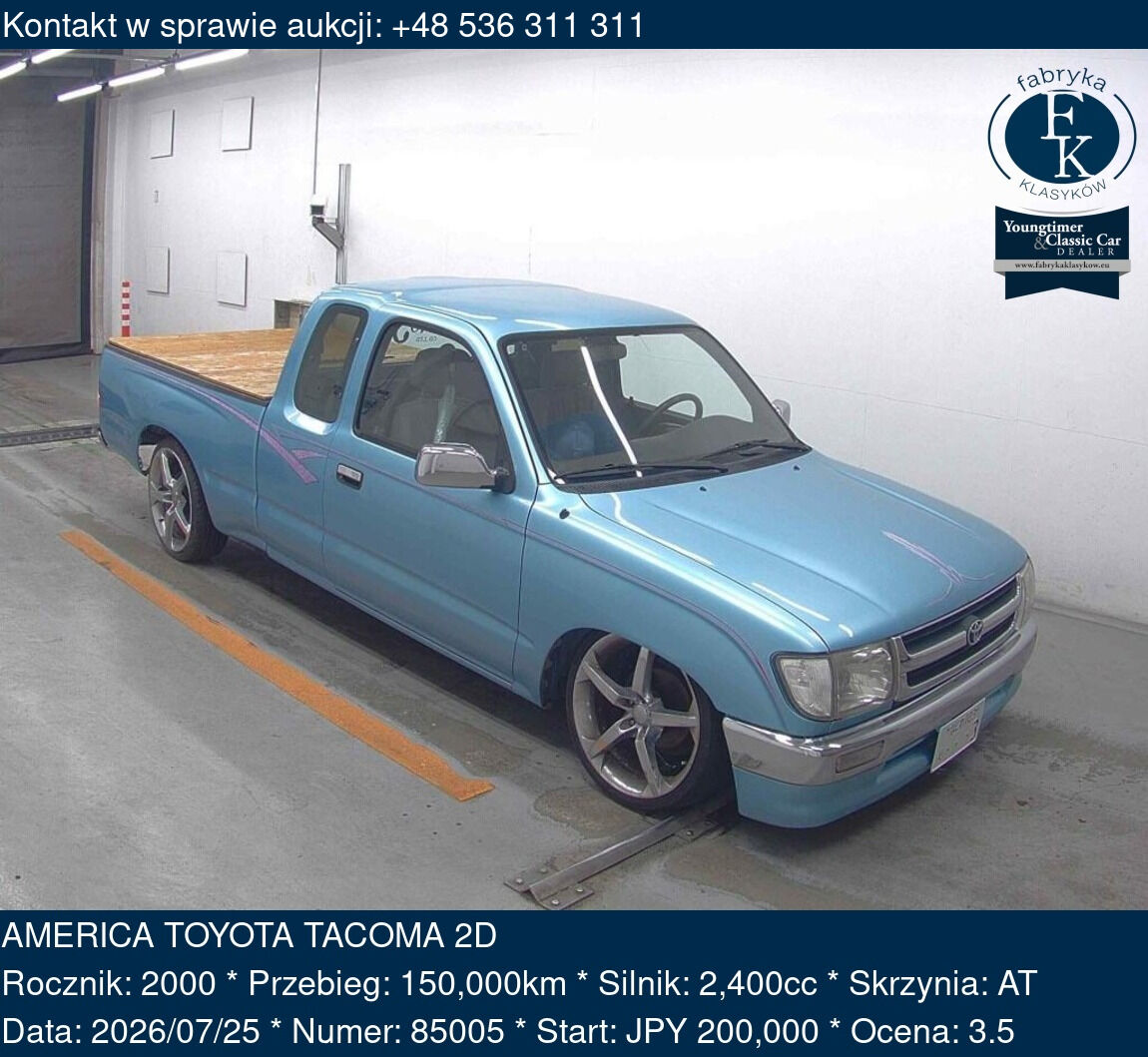 AMERICA TOYOTA TACOMA 2D