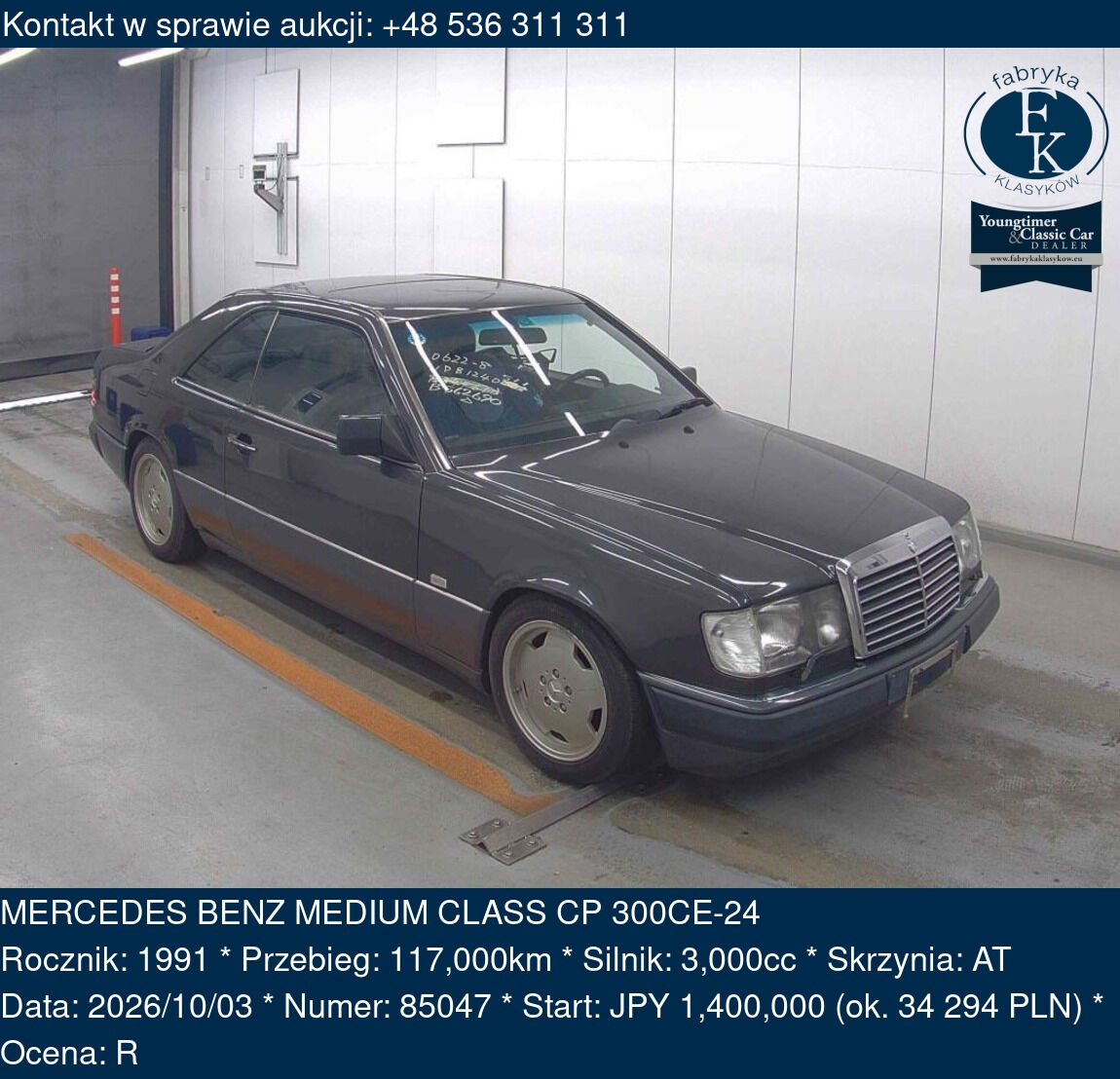 MERCEDES BENZ MEDIUM CLASS CP 300CE-24 1991 - zdjęcie 2