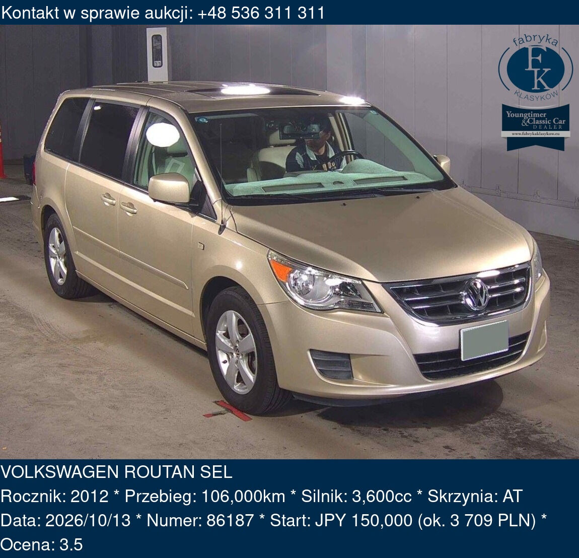 VOLKSWAGEN ROUTAN SEL 2012 - zdjęcie 2