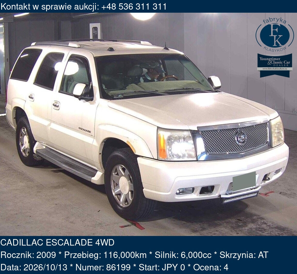 CADILLAC ESCALADE 4WD 2009 - zdjęcie 2