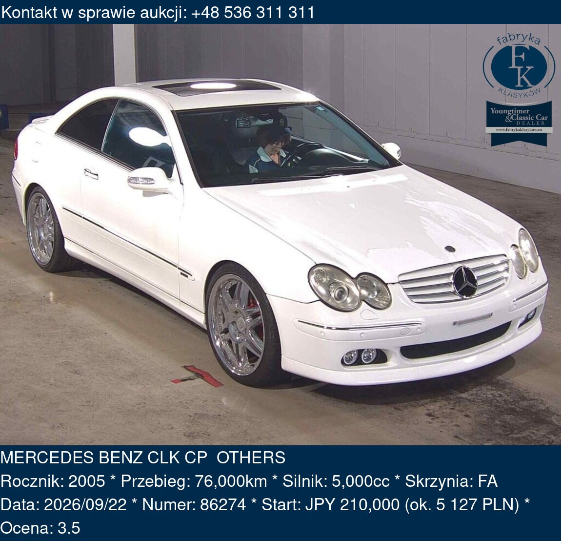 MERCEDES BENZ CLK CP OTHERS 2005 - zdjęcie 2