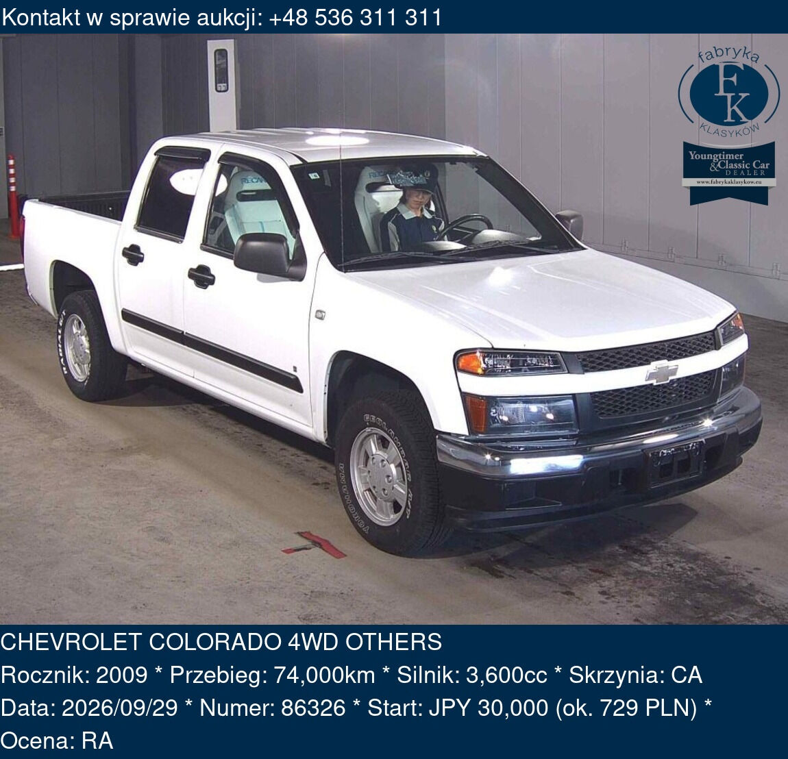 CHEVROLET COLORADO 4WD OTHERS 2009 - zdjęcie 2